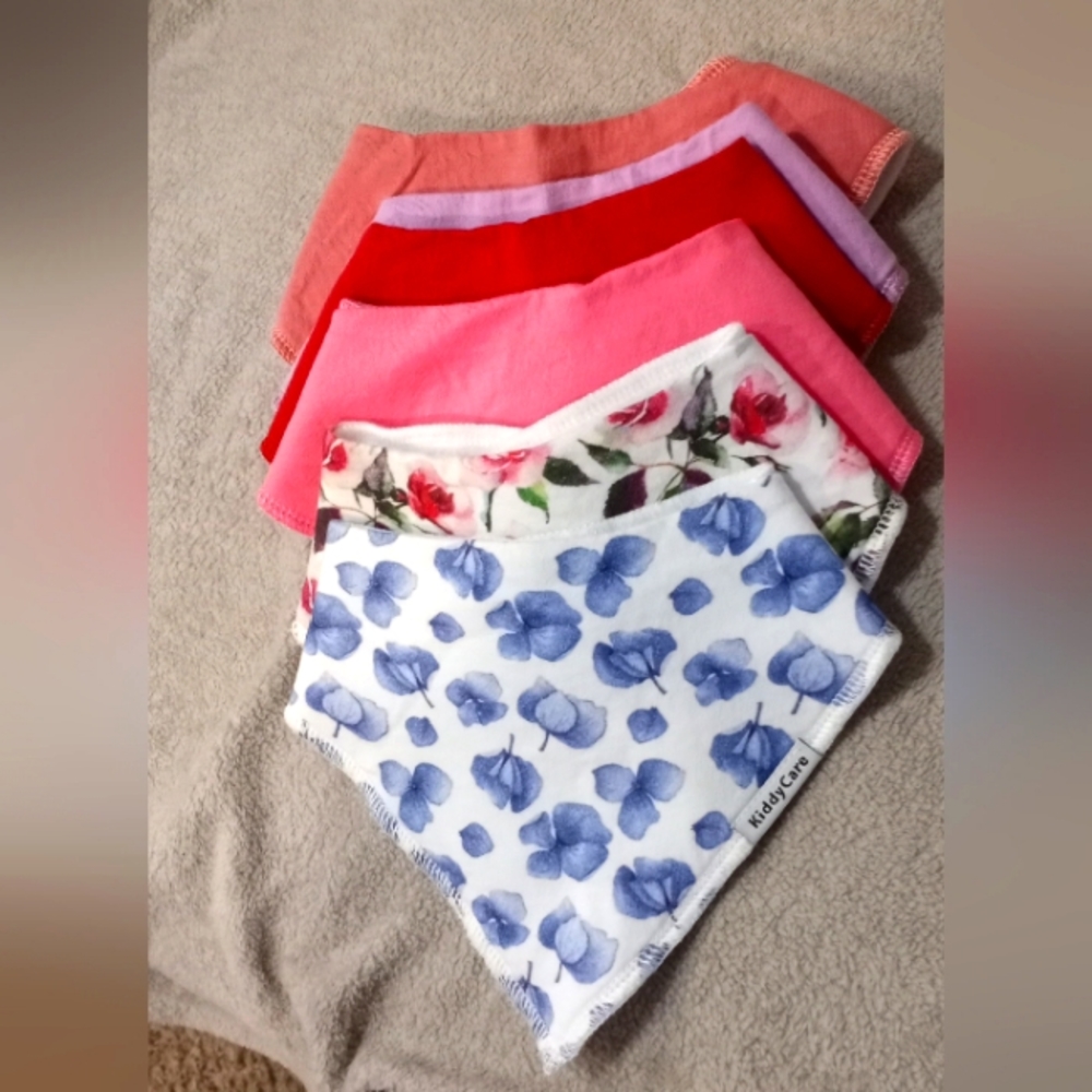 6 pack infant bibs